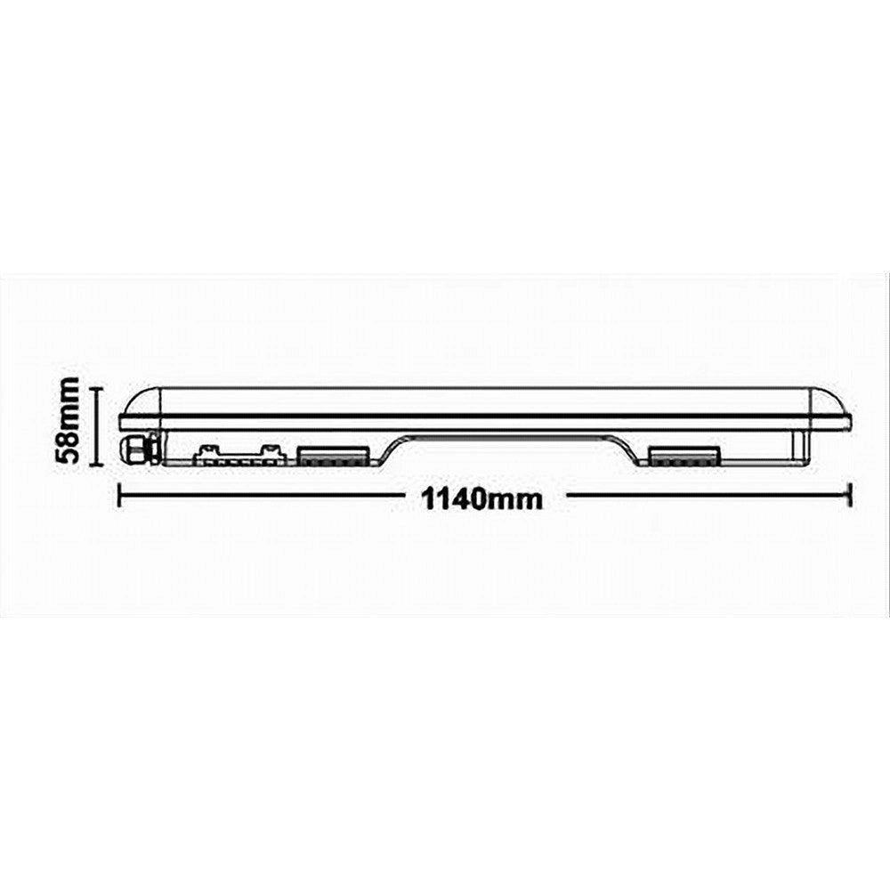 Trade Shop - Plafoniera Led Per Esterno Neon Tubo 36w 120cm Impermeabile Ip65 Luce 6500k Lg-12 -
