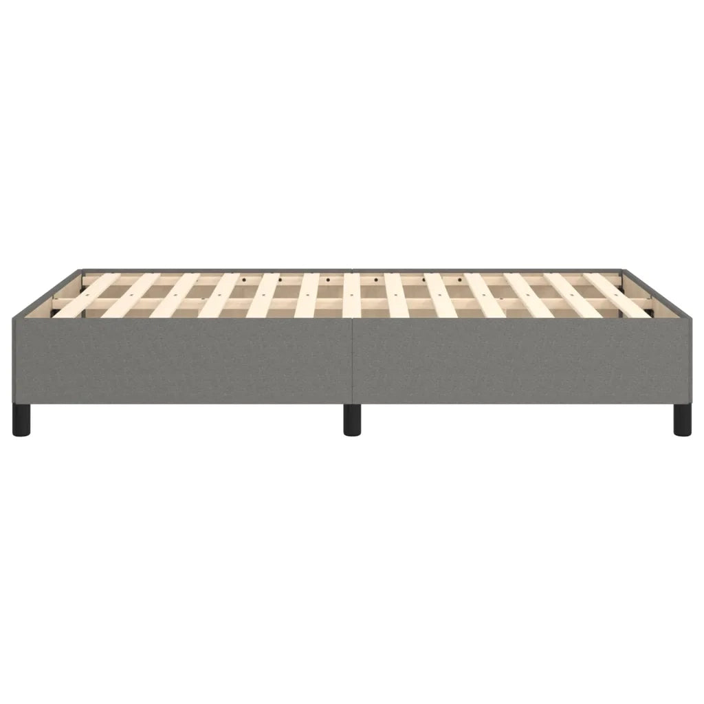 Giroletto senza Materasso Grigio Scuro 120x190 cm in Tessuto