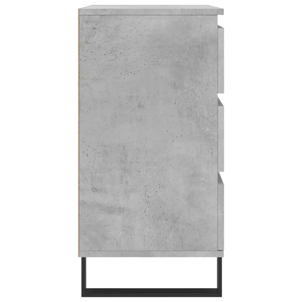 Credenza Grigio Cemento 60x35x70 cm in Legno Multistrato 827192