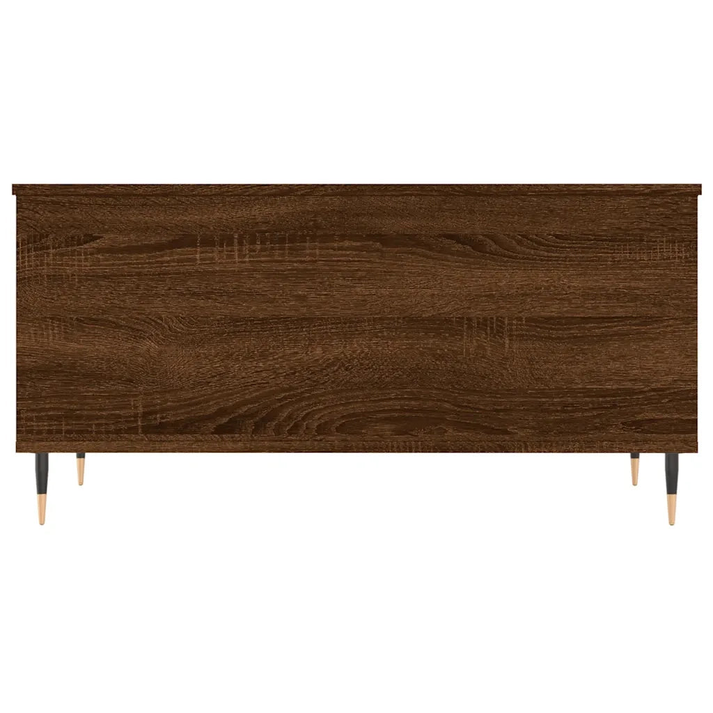 Tavolino salotto | Tavolino da caff¨¨ | Tavolino da Soggiorno Rovere Marrone 90x44,5x45 cm Legno Multistrato