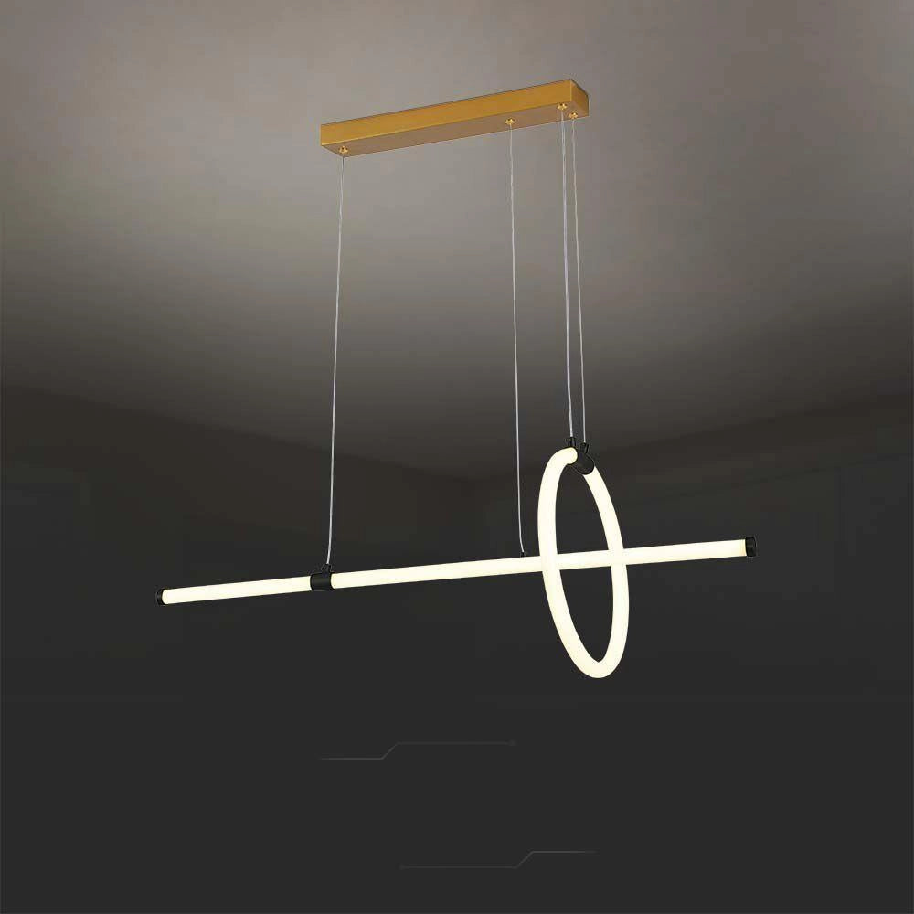 Lampada a sospensione LED geometrica nera 3000K 16W V-TAC