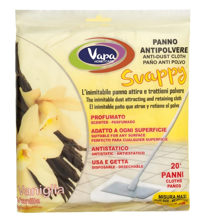 SVAPPY PANNI CATTURA POLVERE VANIGLIA 20 PZ