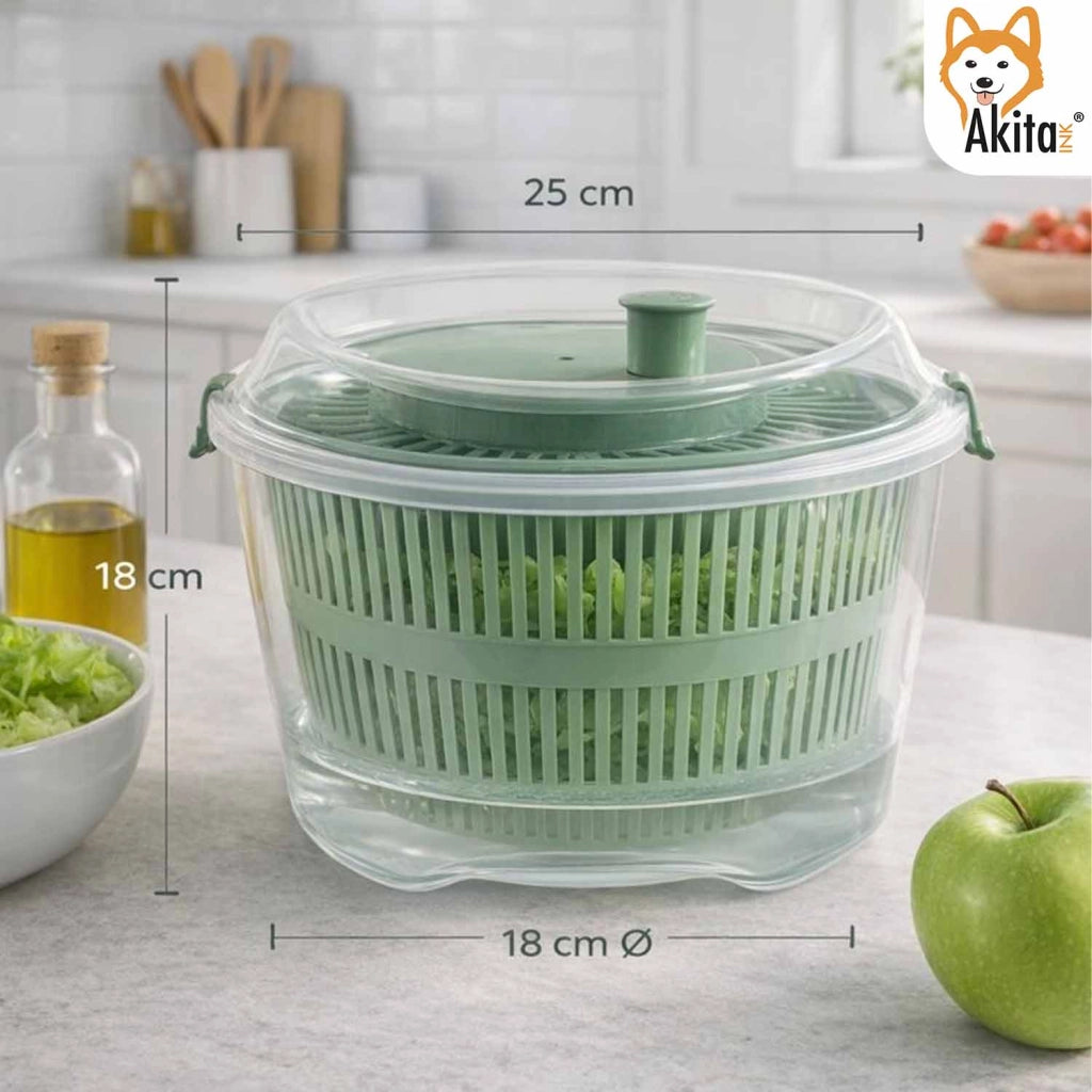 Akitaink Centrifuga Insalata 4,4 L BPA Free