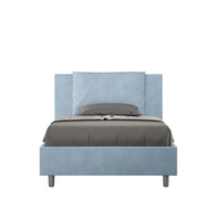 Letto 1 Piazza e Mezzo 120x210 cm Senza Rete Antea Azzurro
