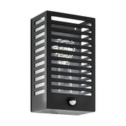 Applique Esterno Contemporanea Alamonte 3 Alluminio Nero E27