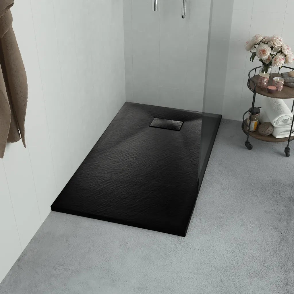 Piatto Doccia in SMC Nero 100x70 cm CFW3535247