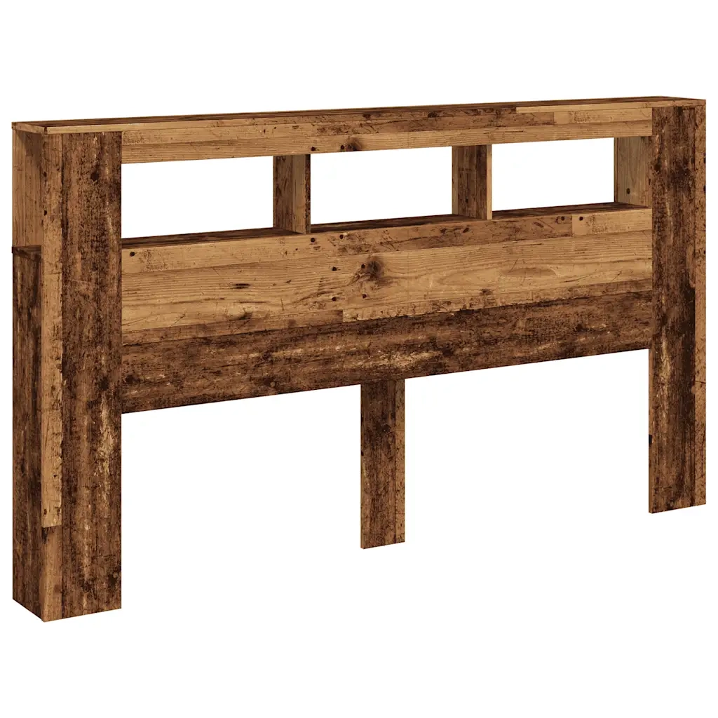 Testiera LED Legno Antico 180x18,5x103,5 cm Legno Multistrato 857690