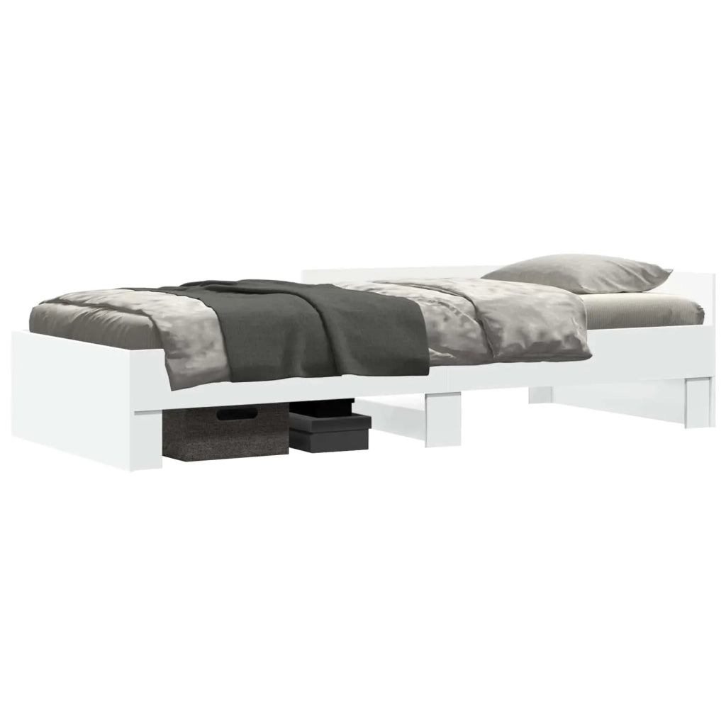 Struttura letto con testata Bianco 80 x 200 cm