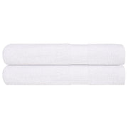 Asciugamani 2 pz Bianchi 100x200 cm 360 g/mÂ² 100% Cotone