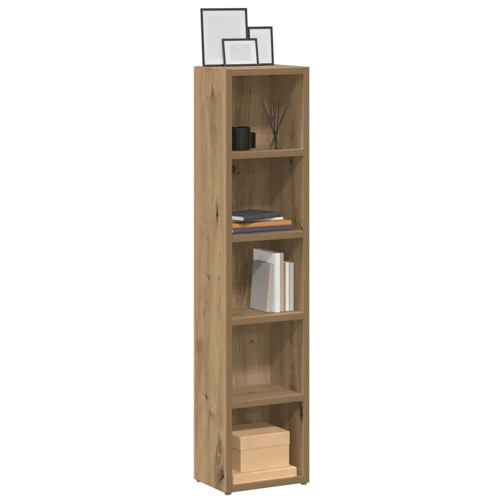 Mobili Porta CD 2pz Rovere Artigianale 21x16x93,5 in Truciolato 855839