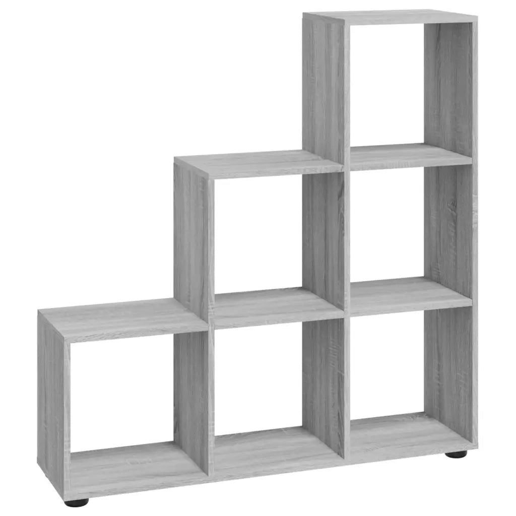 Libreria a Scala Grigio Sonoma 107 cm in Legno Multistrato 342607