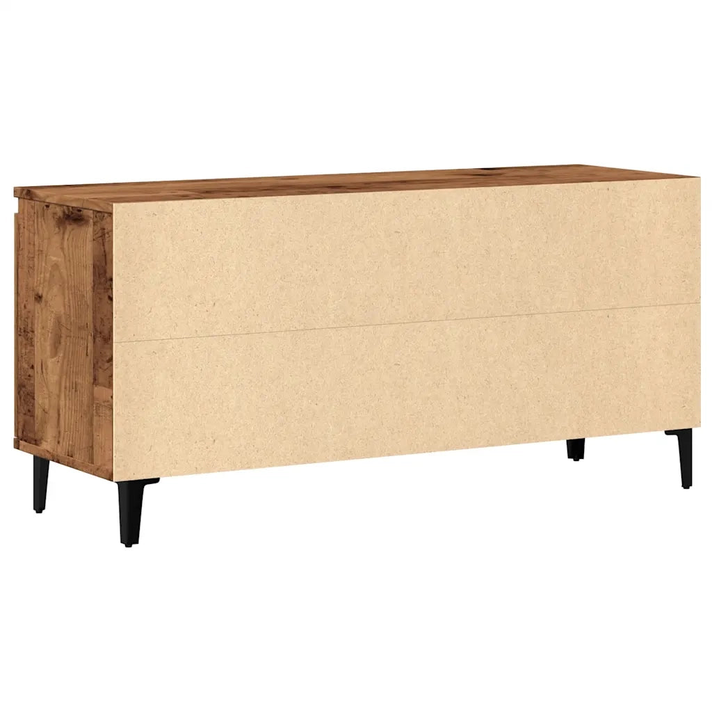 Mobile Porta TV Legno Antico 102x35x50 cm in Legno Multistrato