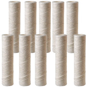 Cartuccia filtro in corda trattamento acque con filo avvolto multipack pezzi 10