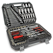 Set di chiavi a cricchetto da 215 pezzi kit di bussole e punte acciaio al carbonio 16_0002251