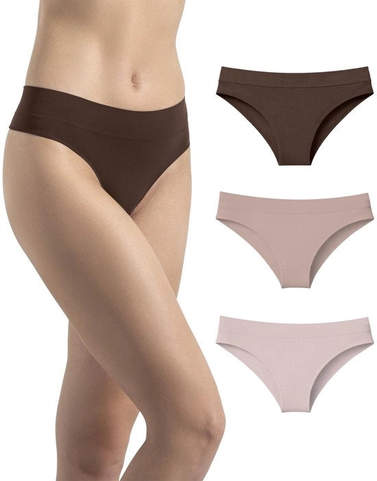 Pantaloni a Compressione - 3 Pezzi - Microfibra - Sottoveste Comodo - Fatto in Italia - Ideale per la Pelle Sensibile
