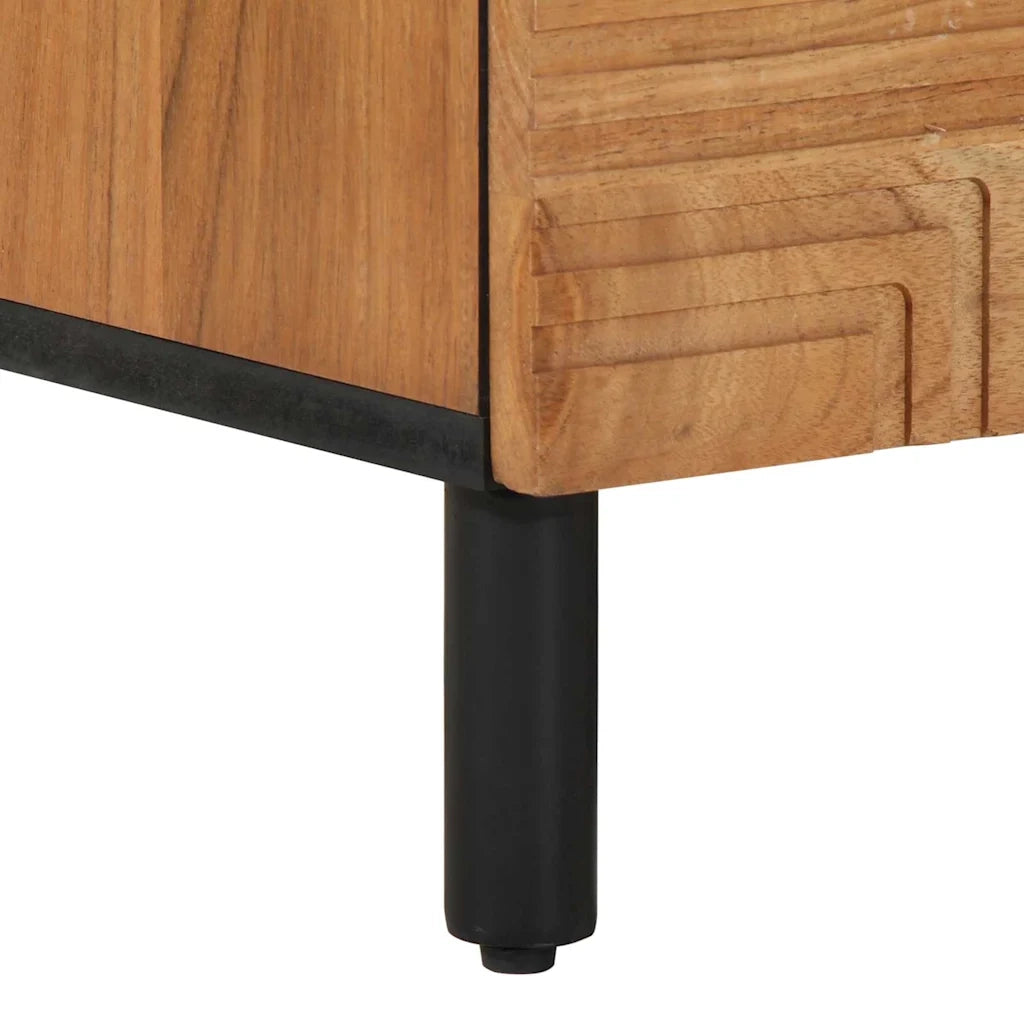 Unità TV Legno di Acacia Massello Legno multistrato 4017773