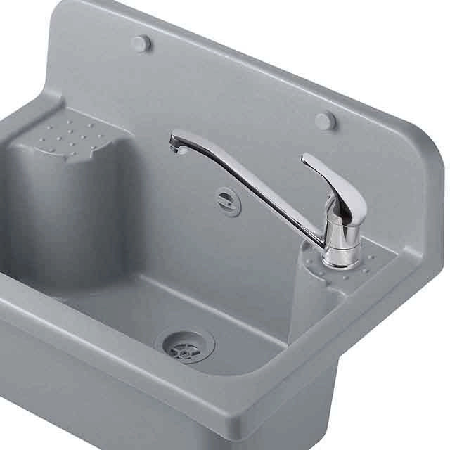 PILOZZO MAXI da muro in PP - Dim: 55 X 37 cm - Completo di GRIGLIA - CR - Colore: GRIGIO PIETRA