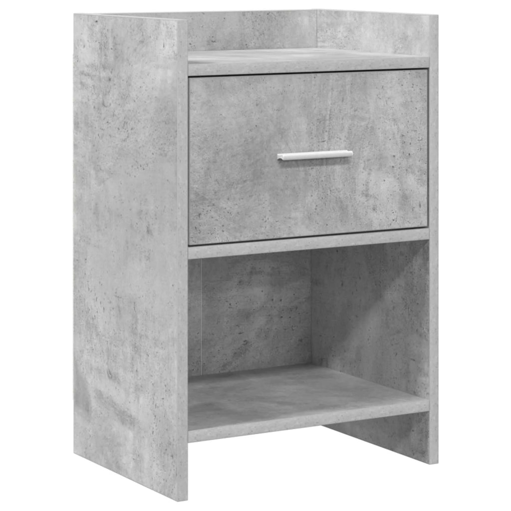 Comodini Grigio Cemento 40 x 30 x 60 cm Legno ingegnerizzato 8010985