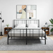 Comodini 2 pz-Set di 2 Tavolino da notte Rovere Fumo 40x35x47,5 cm in Legno Multistrato 257594