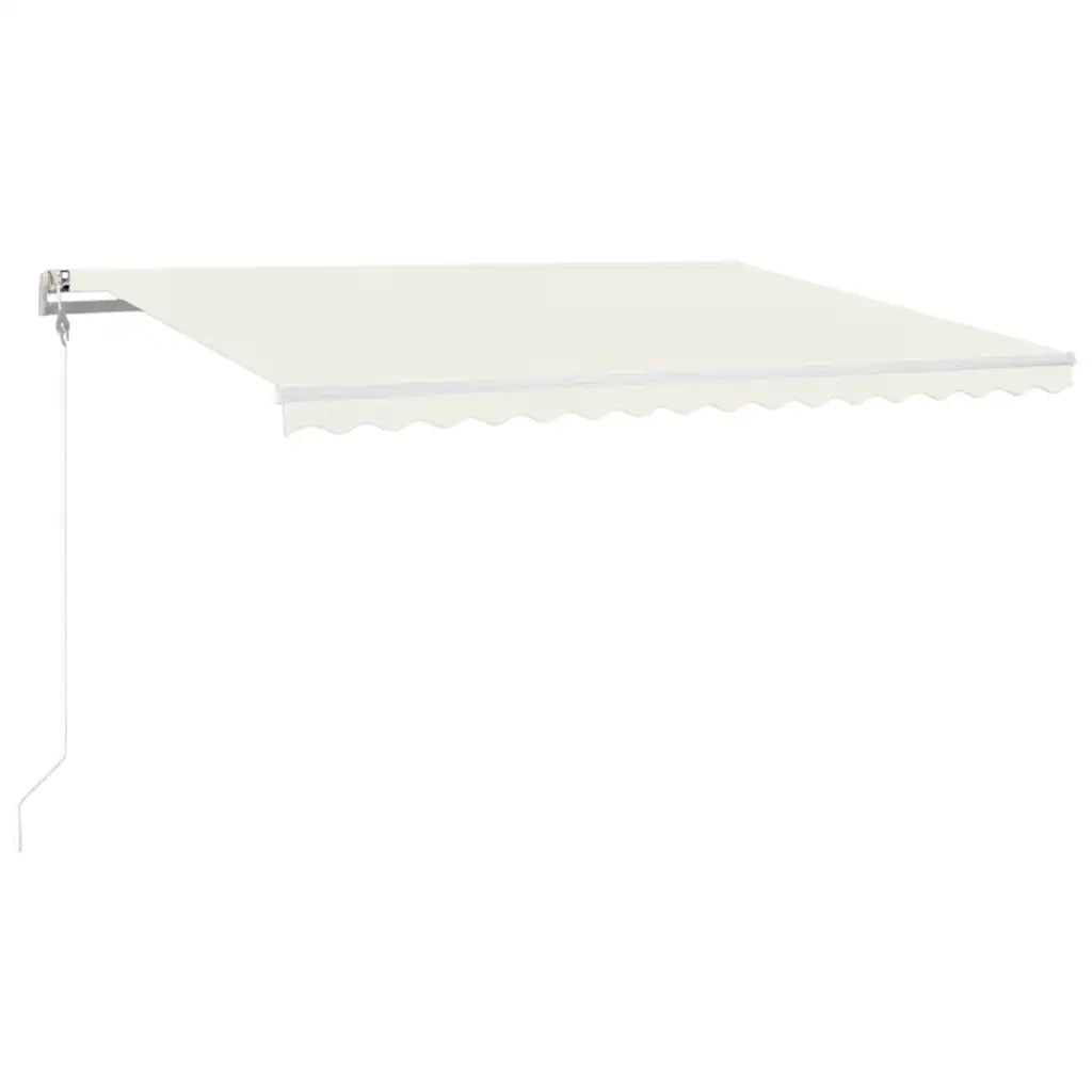 Tenda Automatica con Sensore Vento e LED 400x300 cm Crema cod mxl 29818