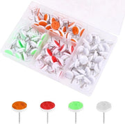 Trail Tacks Riflettenti - 120 pezzi in Colori a Luce Nella Oscurità - Per Caccia, Campeggio e Escursioni