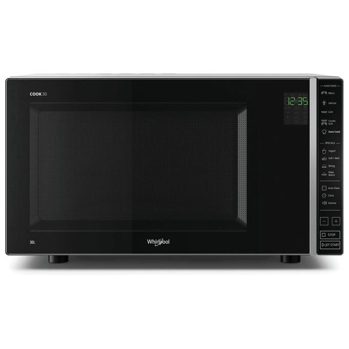Whirlpool MWP 303 SB Superficie piana Microonde combinato 30 L 900 W Nero, Argento