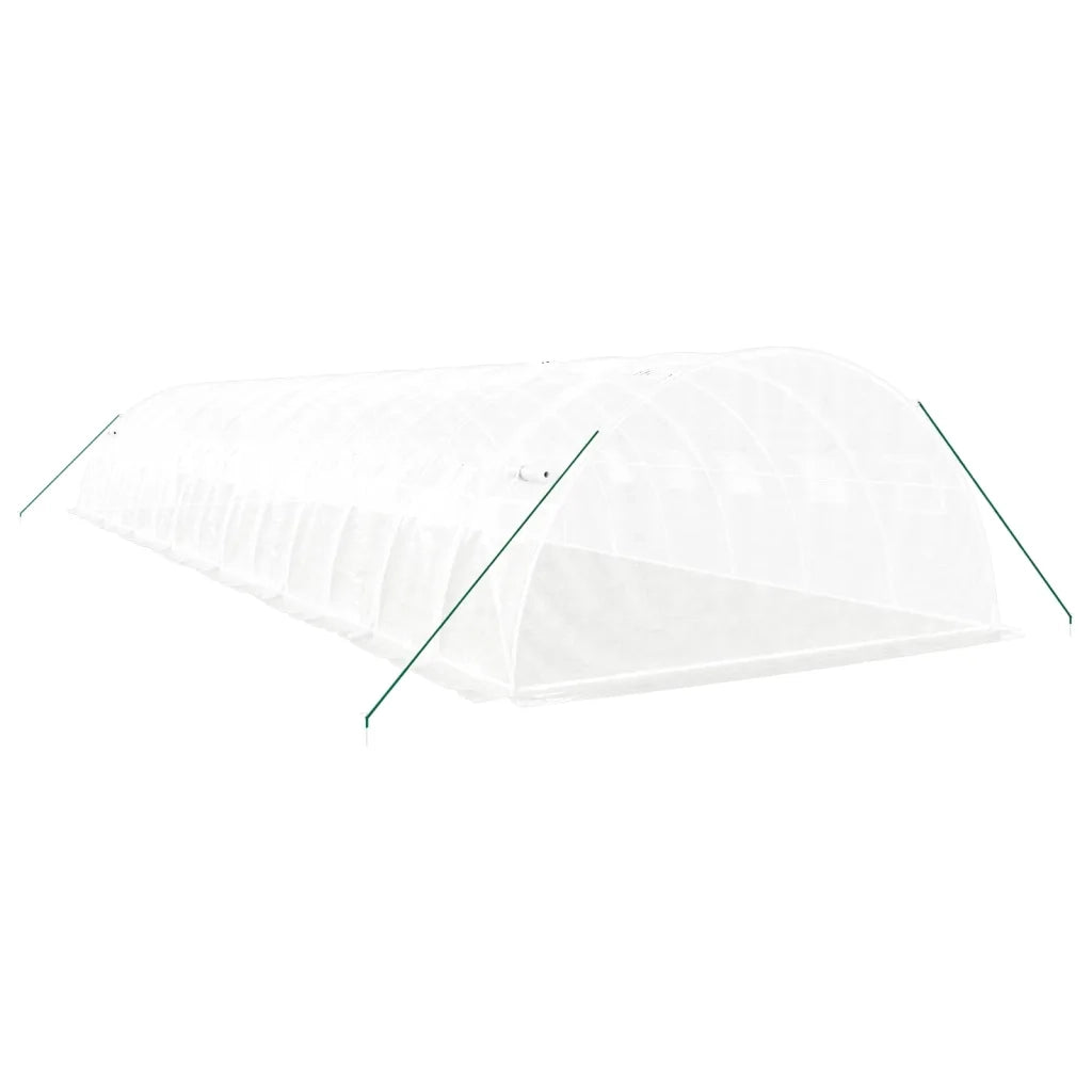 Serra con Telaio in Acciaio Bianco 56 mÂ² 14x4x2 m
