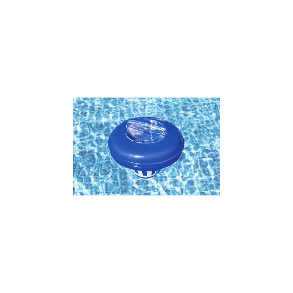 Trade Shop - Dispenser Galleggiante Cloro Medio 16,5 Cm Per Pastiglie Dm 7,5 Cm Piscine 58071 -