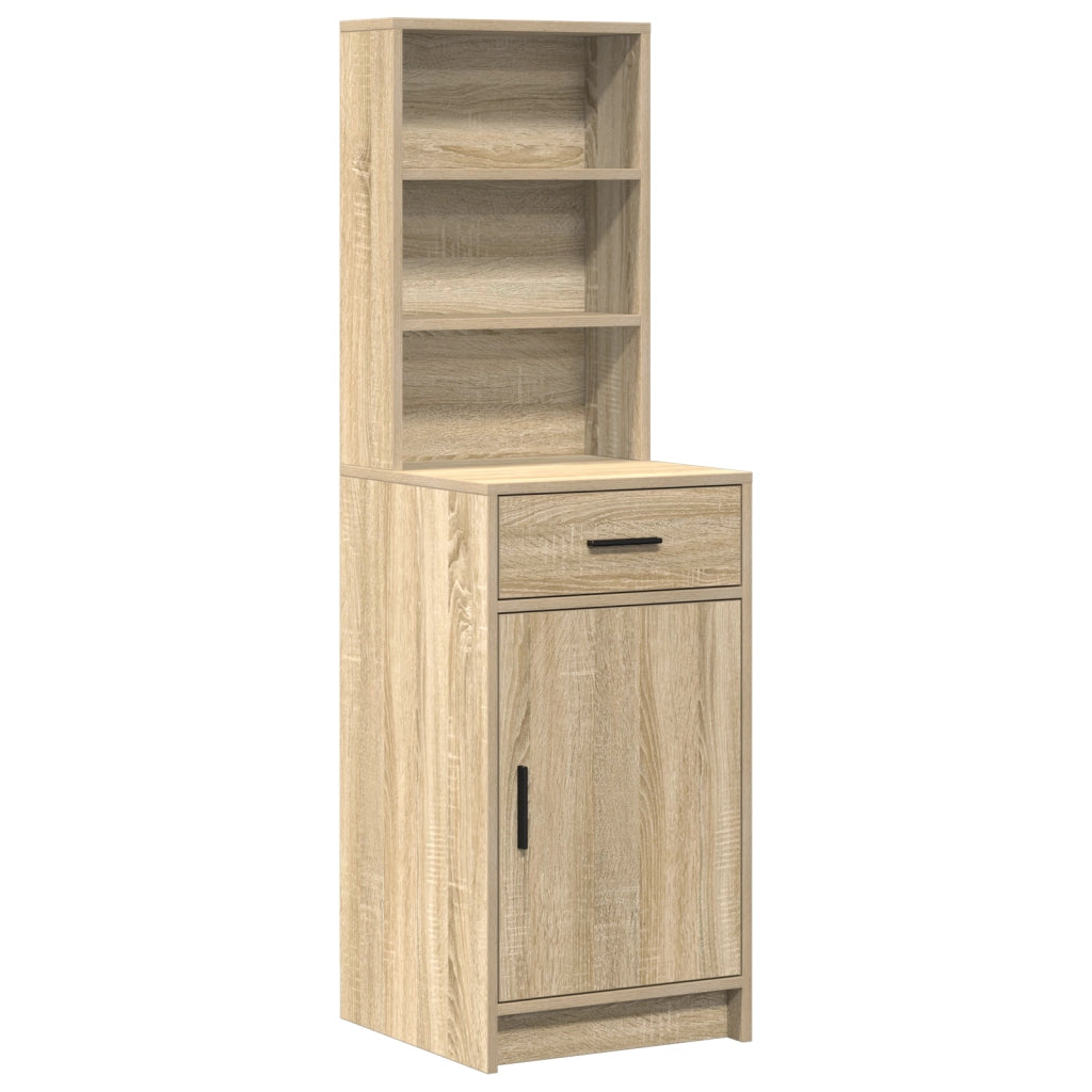 Set ComÃ² 3 Pezzi  in Legno Ingegnerizzato Rovere Sonoma