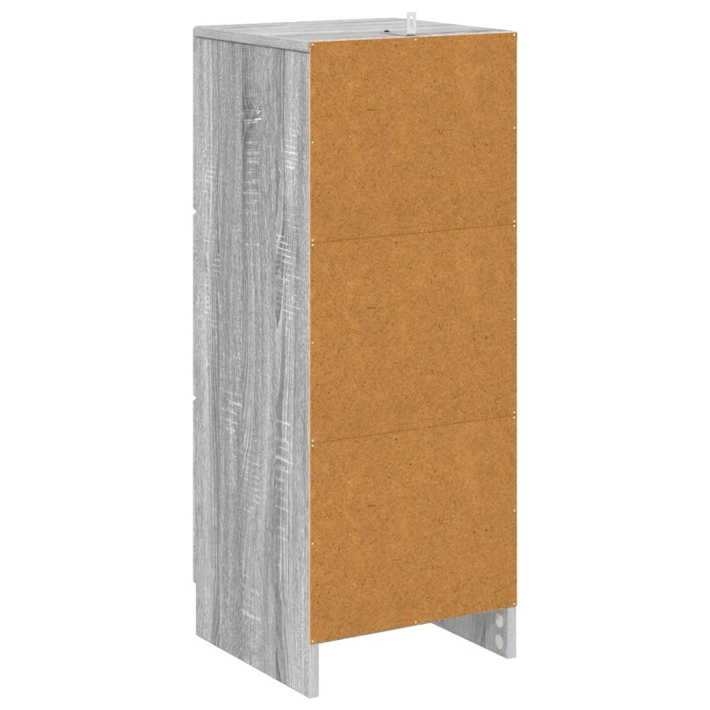 Mobile con Cassetti Grigio Sonoma 33 x 34,5 x 87 cm 895771