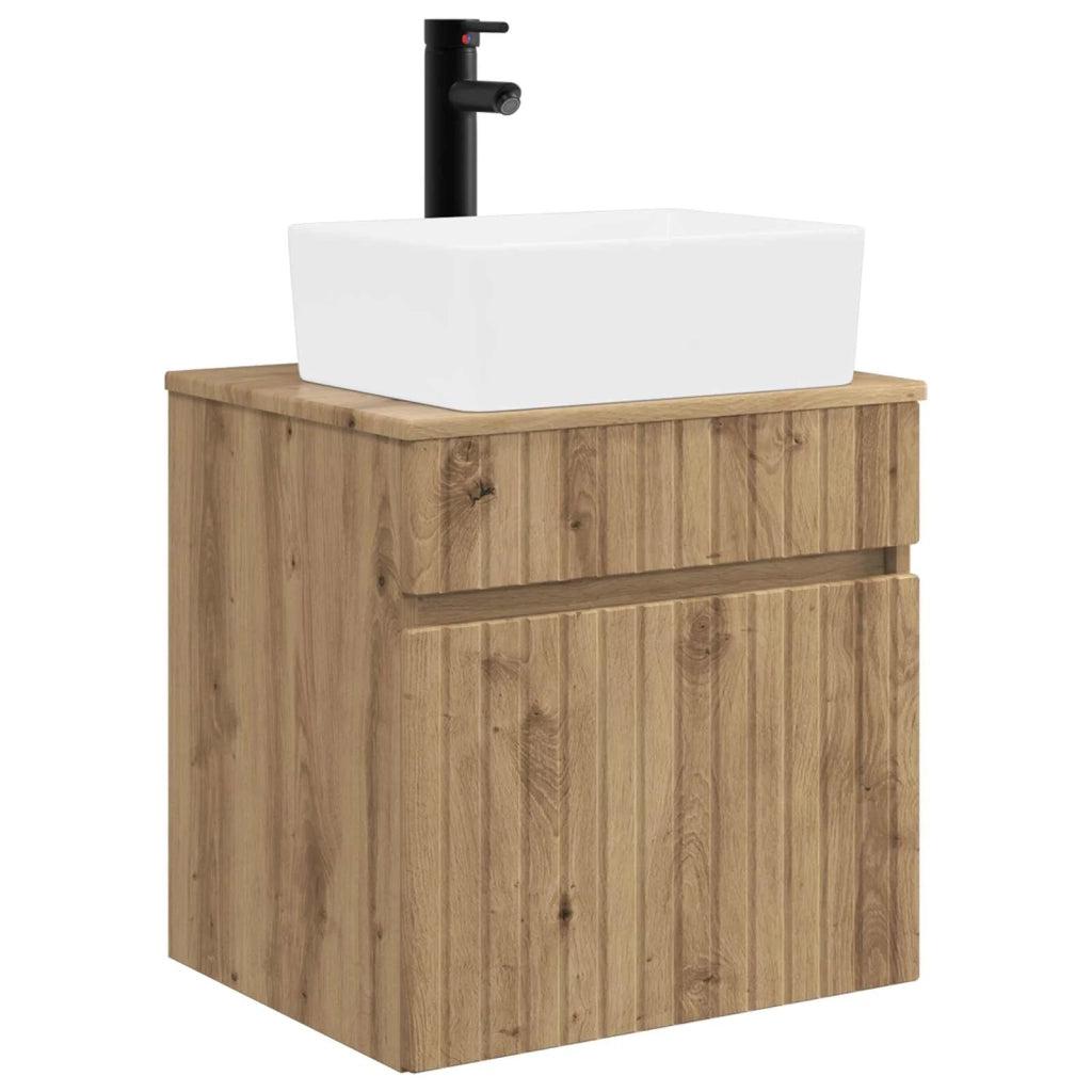 Mobile lavabo da parete Rovere Artigianale 49 x 41 x 63 cm