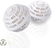2 x Ballo di Pulizia - Set di Ballo di Spugna - Ballo di Spugna Bianco - Ballo Keramico - Pulizia - Anticongelante - Bianco
