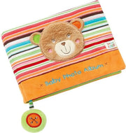 Album fotografico per bambini con tessuto di orso Teddy, raccoglitore di foto, formato 10x15, per giocare, osservare, scoprire e imparare per bambini in età prescolare.