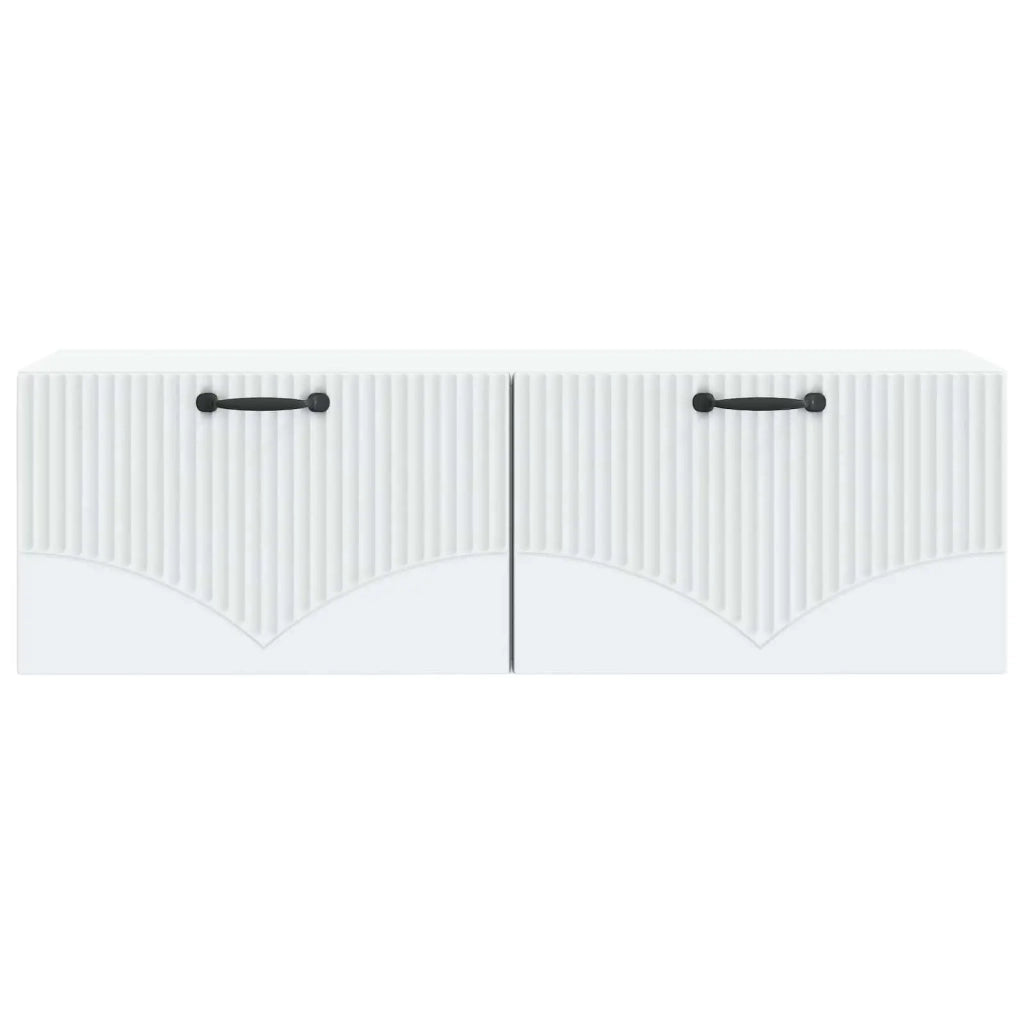 Mobile Porta TV da Muro Bianco 98 x 31 x 30 cm 899065