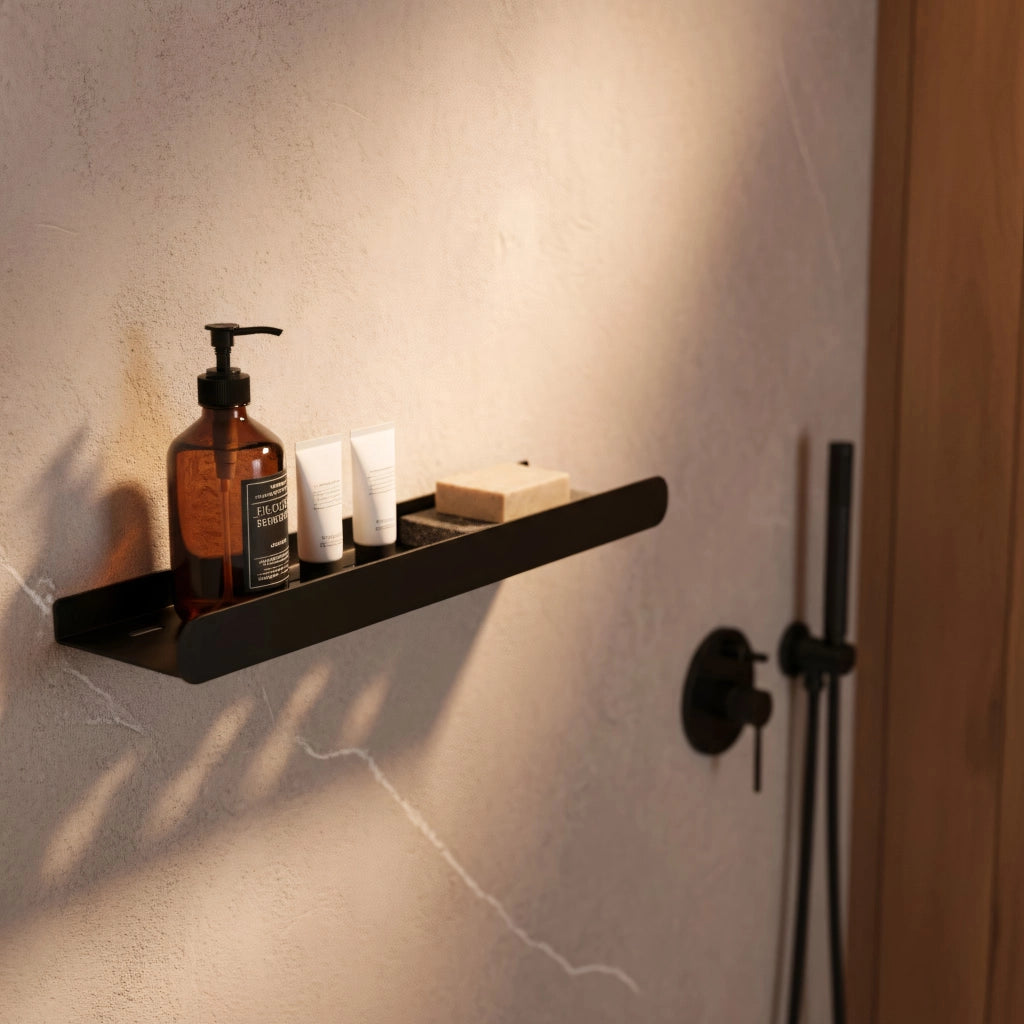 Mensola Da Bagno Sf03 60cm Black Matt