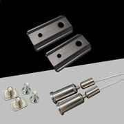 Trade Shop - Set Di 2 Pezzi Cavi Fili Per Sospensione Sistema Di Binario Magnetico Fuori Parete Gf-sm -