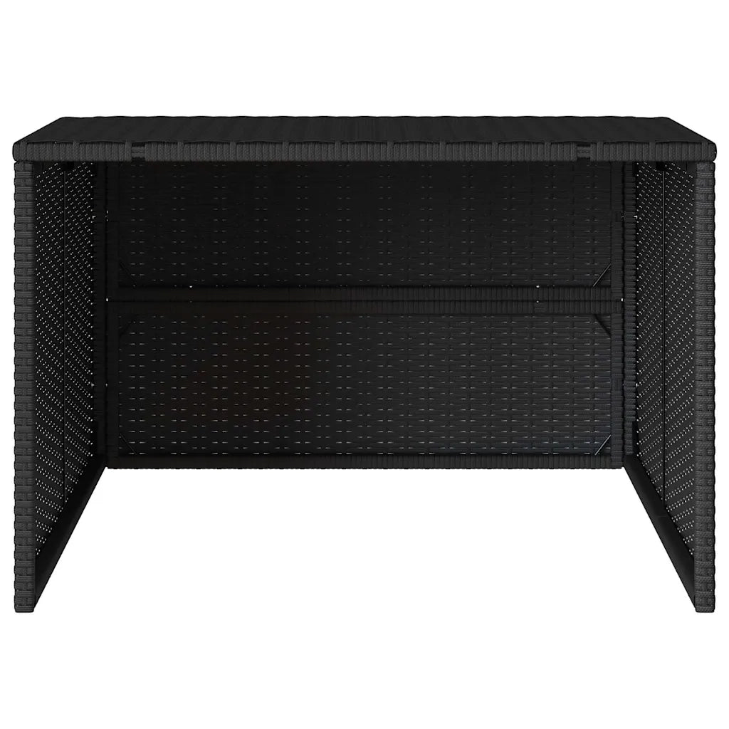 Garage per Robot Tosaerba Nero 86x90x52/57 cm in Polyrattan CFW7622209