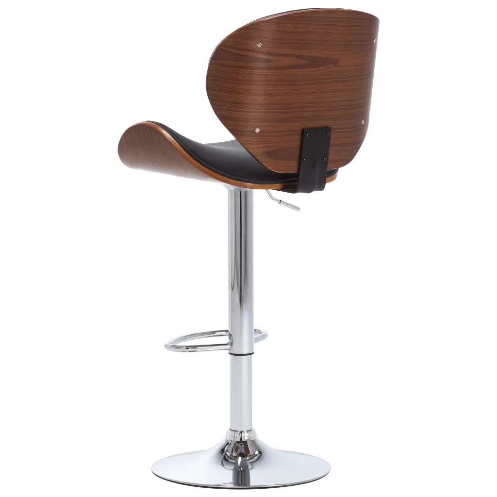 Sgabello da Bar Nero in Similpelle cod mxl 77204