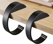 Set di 2 tappetini per tavolo - Otre per borsa - Grilletto in acciaio resistente - Supporto per tavolo portatile - Pieghevole - Appoggio per borsa