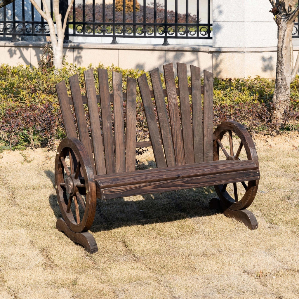 Panchina da Giardino in Legno ¨C zephmum ¨C 108x66x95cm Colore Legno
