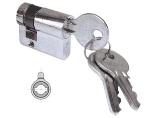 MEZZO CILINDRO A INFILARE SAGOMATO LEVA RIBASSATA 601- - mm.37 decentrato (27x10) (601.22.05.01) - 1 pezzi WELKA