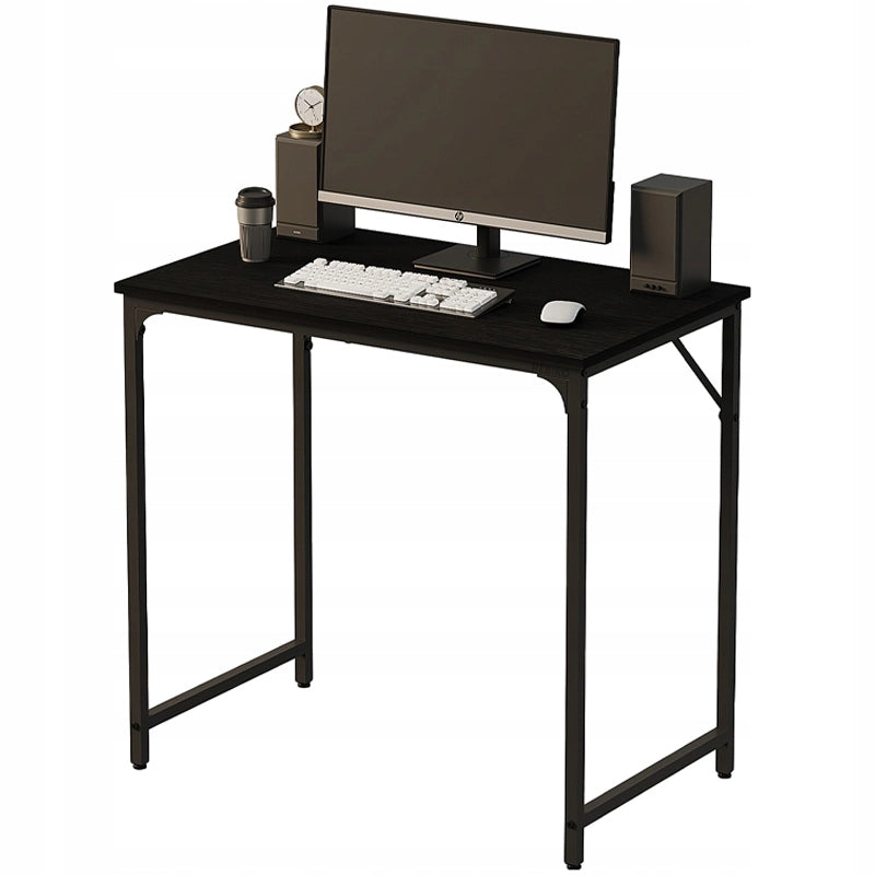 Scrivania per computer – Nera, stile industriale, loft moderno, 80 cm