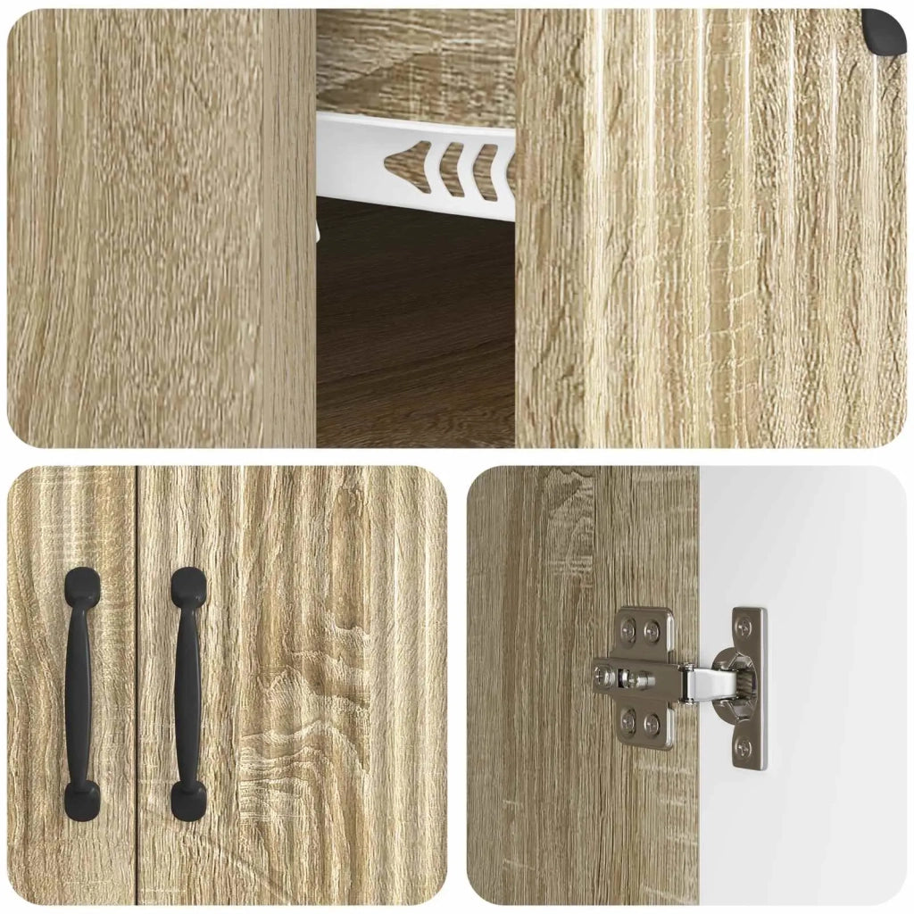 Credenza Rovere Sonoma 66 x 34,5 x 87 cm Legno ingegnerizzato 895327
