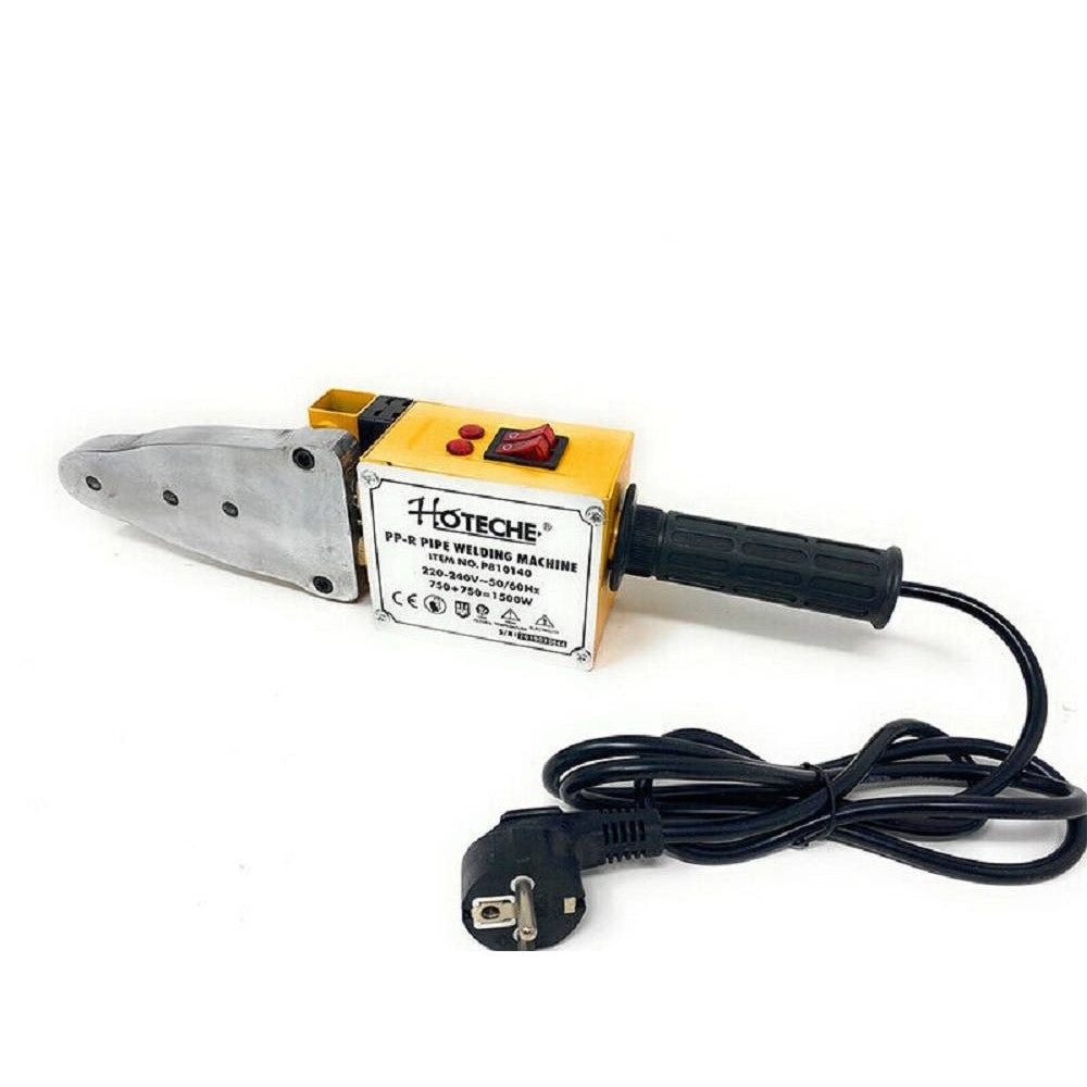Trade Shop - Polifusore 1500 W Saldatore Per Tubi Con 6 Matrici Accessori Utensili Fai Da Te -