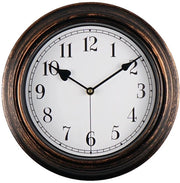 Orologio da Parete Retro, 30 cm, Classico Silenzioso senza Tic, Numeri Facili da Leggere, Orologio di Alta Qualità a Quarzo, Funziona con Batterie, Decorazione per Camera da Letto, Cucina, Ufficio