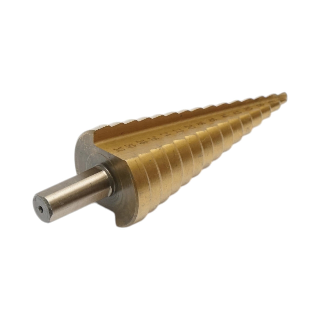 Punta conica a 15 gradini da 4-32 mm in acciaio HSS 4241 per metallo, alluminio, legno, plastica, ottone