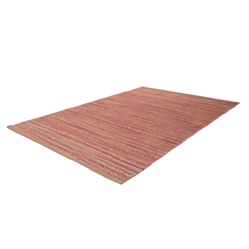 Tappeto Sienna 800 in Juta e Cotone Rosso