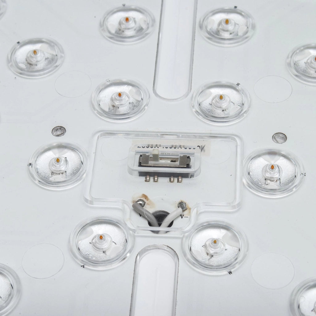 Plafoniera Tonda LED 24W CCT 3 Temperature IP40 Lampada Nera Circolare Moderna Luce Soffitto Parete Bagno Ufficio 30cm