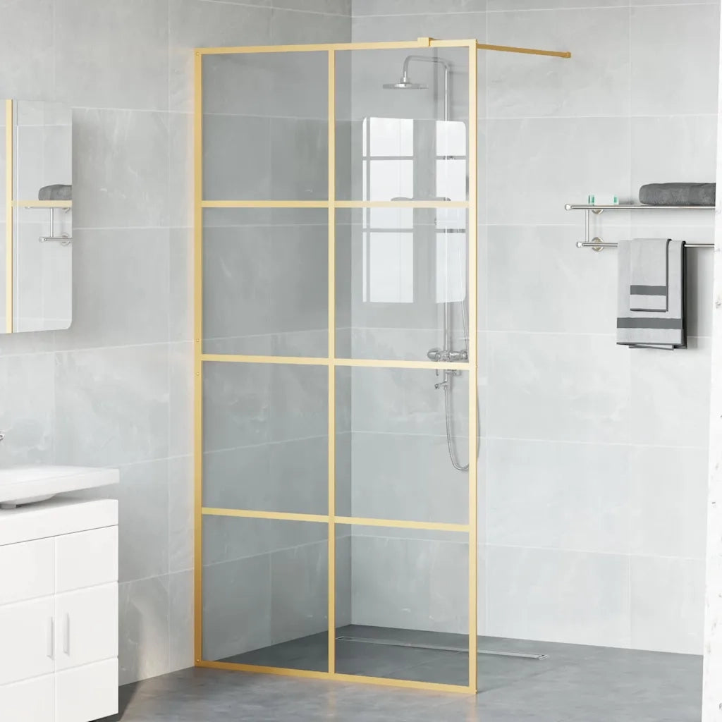 Parete Doccia Walk-in Oro 100 x 195 cm vetro temperato 42022059