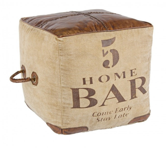 Pouf Sanpark Five in Pelle